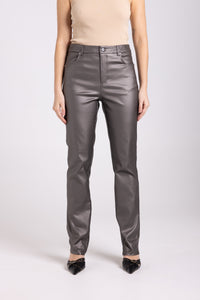 Metalic Stretch Jean Espresso