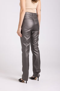 Metalic Stretch Jean Espresso