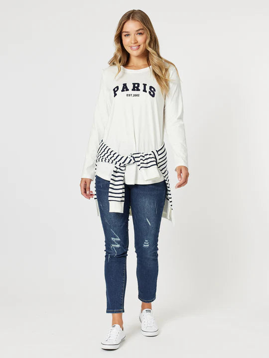 Paris Tee White