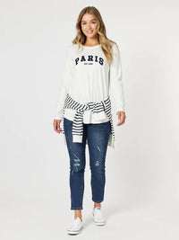 Paris Tee White