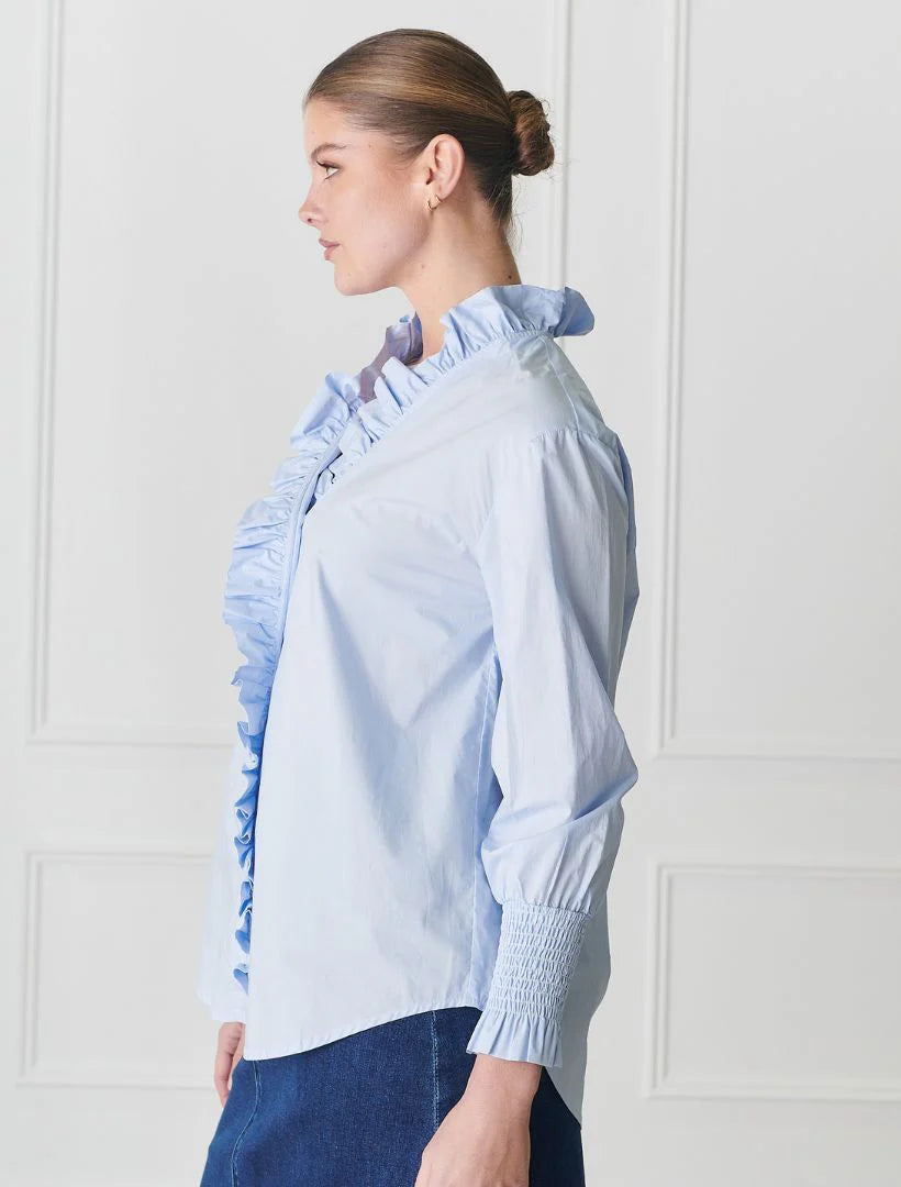 Jessie V Shirt Blue