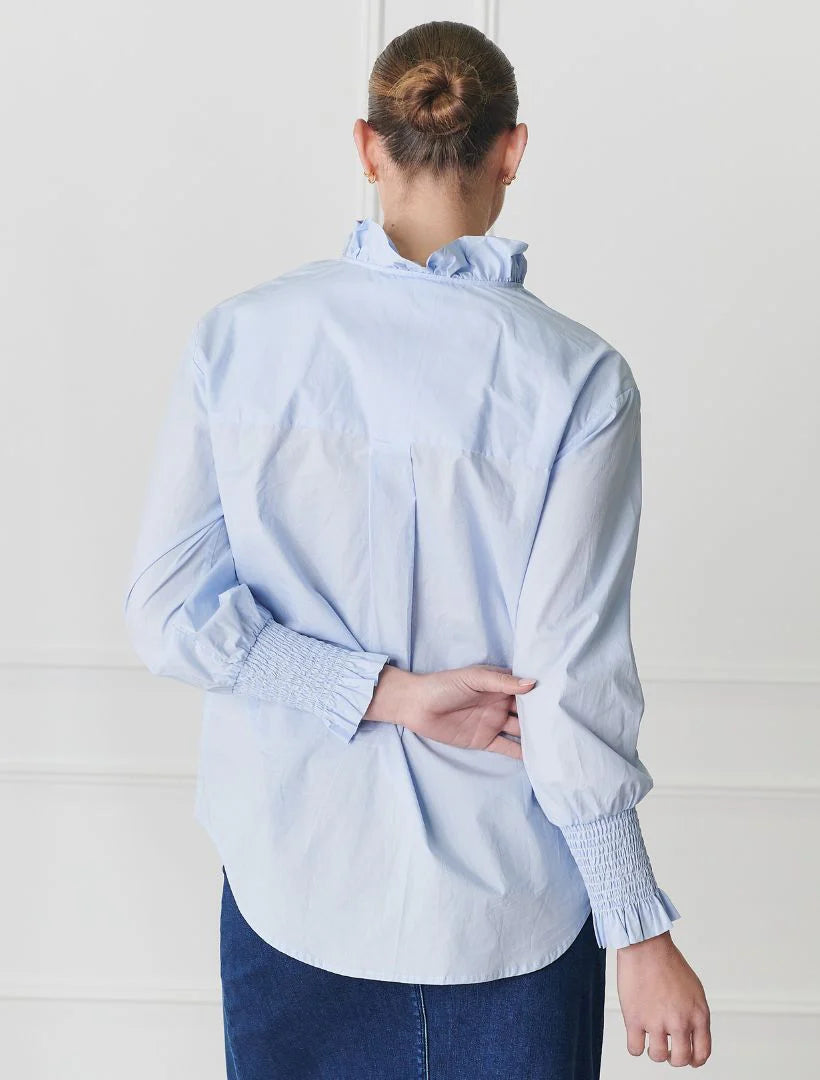 Jessie V Shirt Blue