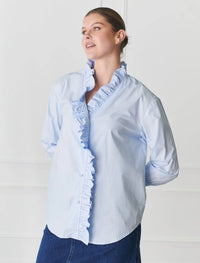 Jessie V Shirt Blue