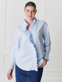 Jessie V Shirt Blue