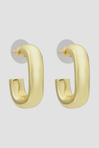 Kate Gold Square Hoop
