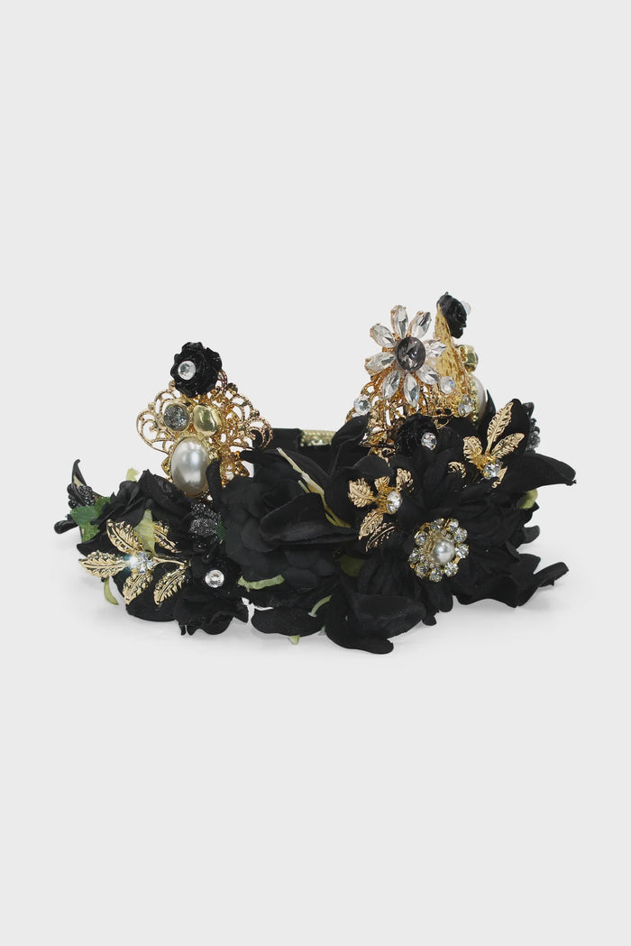 Violet Headpiece Black