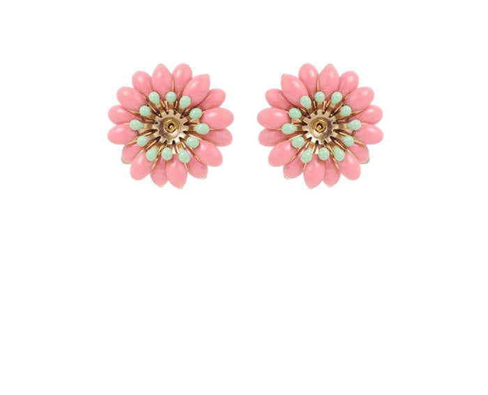 Camelia Puce Earrings