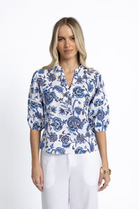 Jardin Print Rosa Blouse