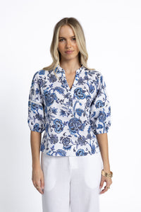 Jardin Print Rosa Blouse