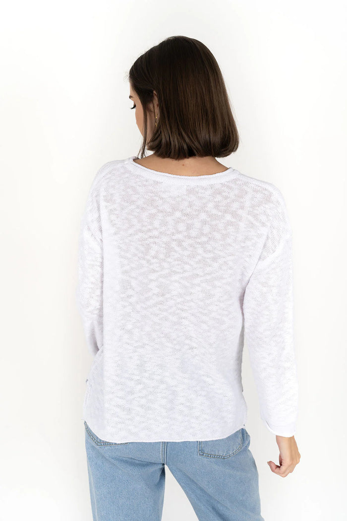 Sophia Sweater White