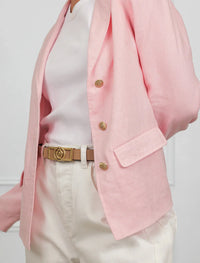 Peta Linen Jacket Pink