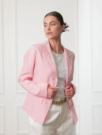 Peta Linen Jacket Pink