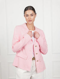 Peta Linen Jacket Pink