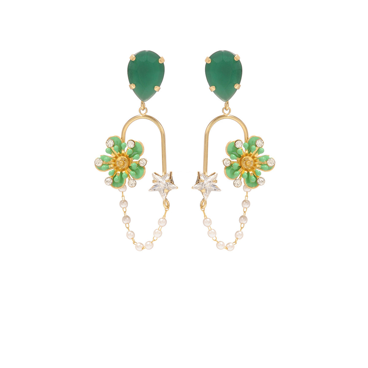 Freesia Star Earrings