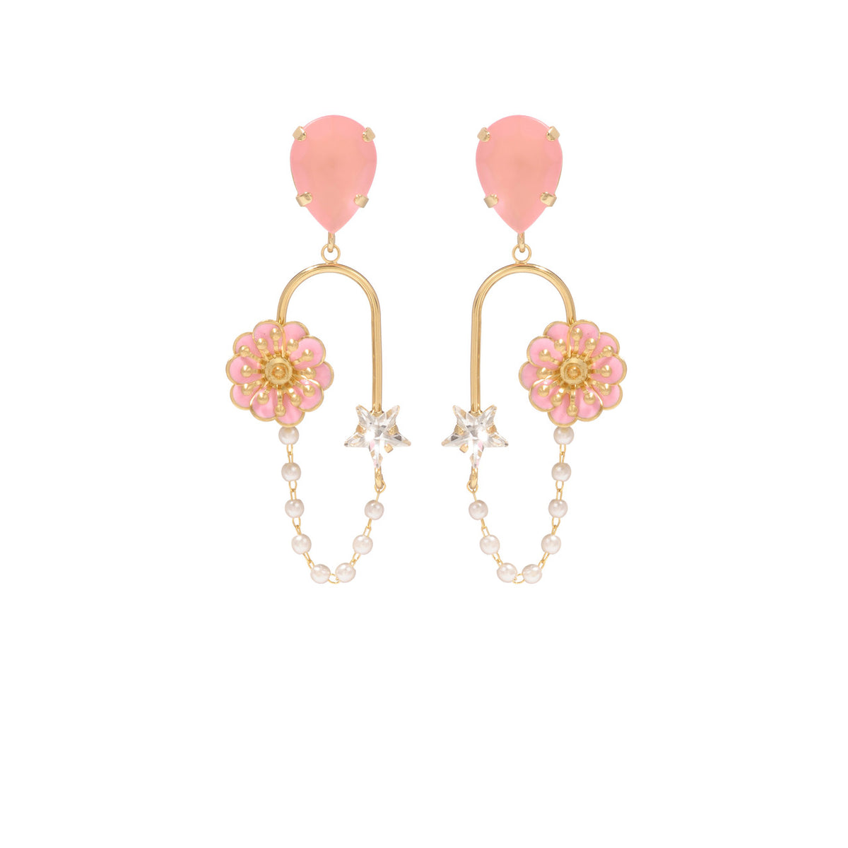 Freesia Star Earrings