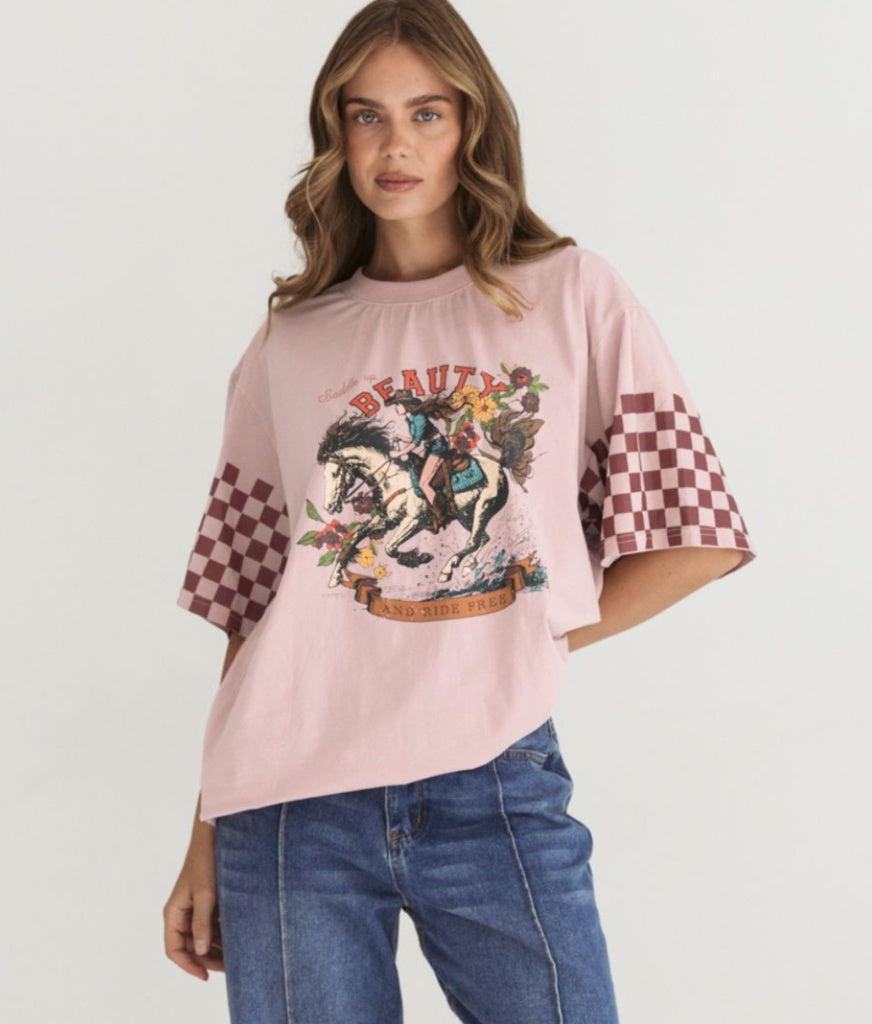 Wild West Tee Pink