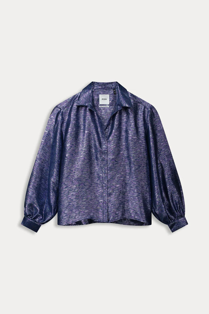 Violet Festive Blouse Blue