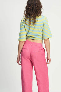 Pants Raspberry Linen