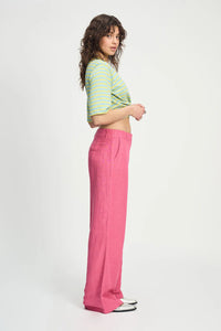 Pants Raspberry Linen