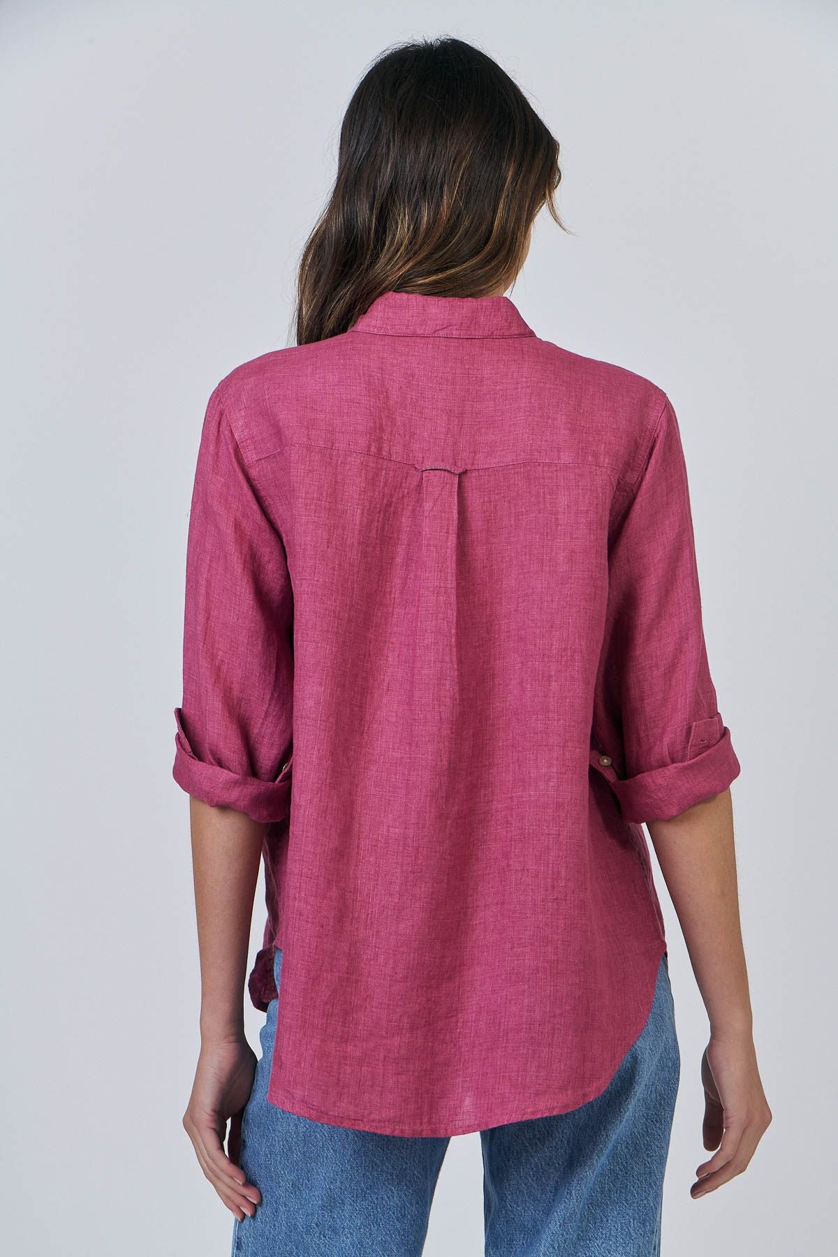 Bordeaux Grape Linen Shirt