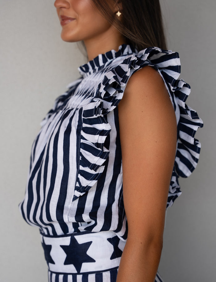 Willow Top Maritime Navy