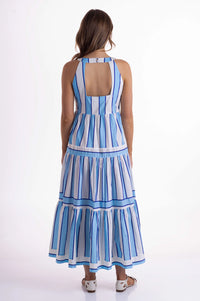 Esme Dress Blue Stripe