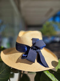 Buntal Cuenca Navy Ribbon