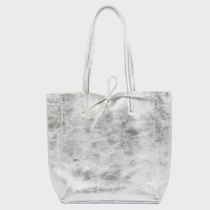 Maison Medium Tote Silver