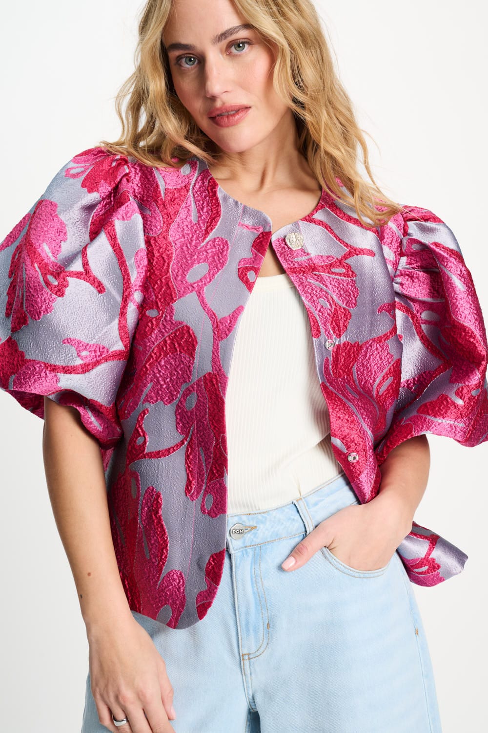 Urban Flora Blue Shirt