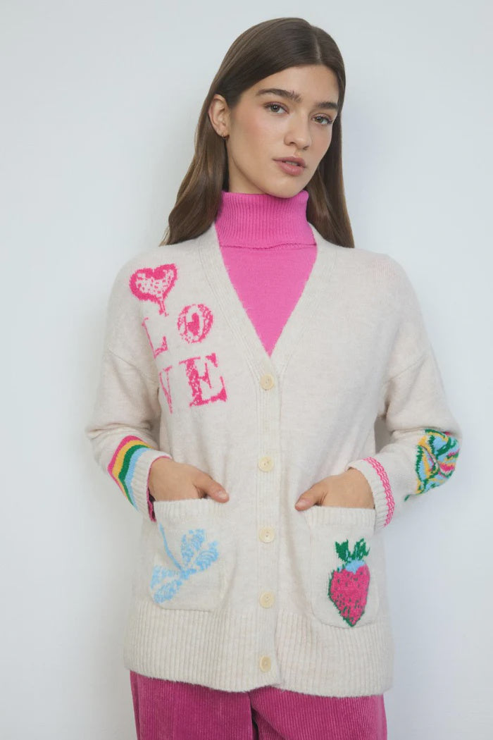 Pompeia Cardi Off White