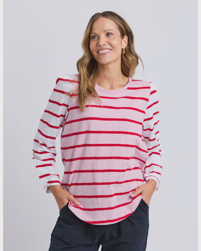 Baia Long Sleeve Tee Pink