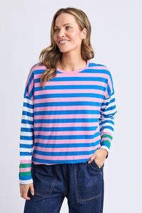 Taffy Long Sleeve Stripe Tee