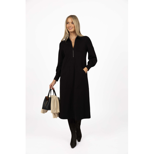 Dune Midi Dress Navy