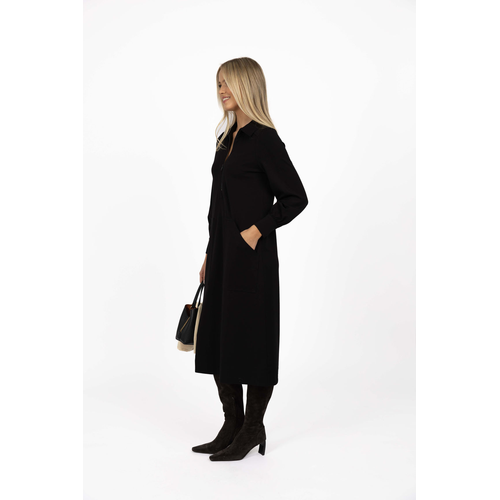 Dune Midi Dress Navy