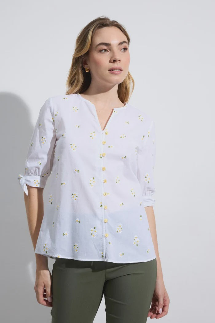 Flores Shirt White