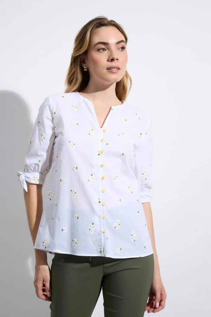 Flores Shirt White