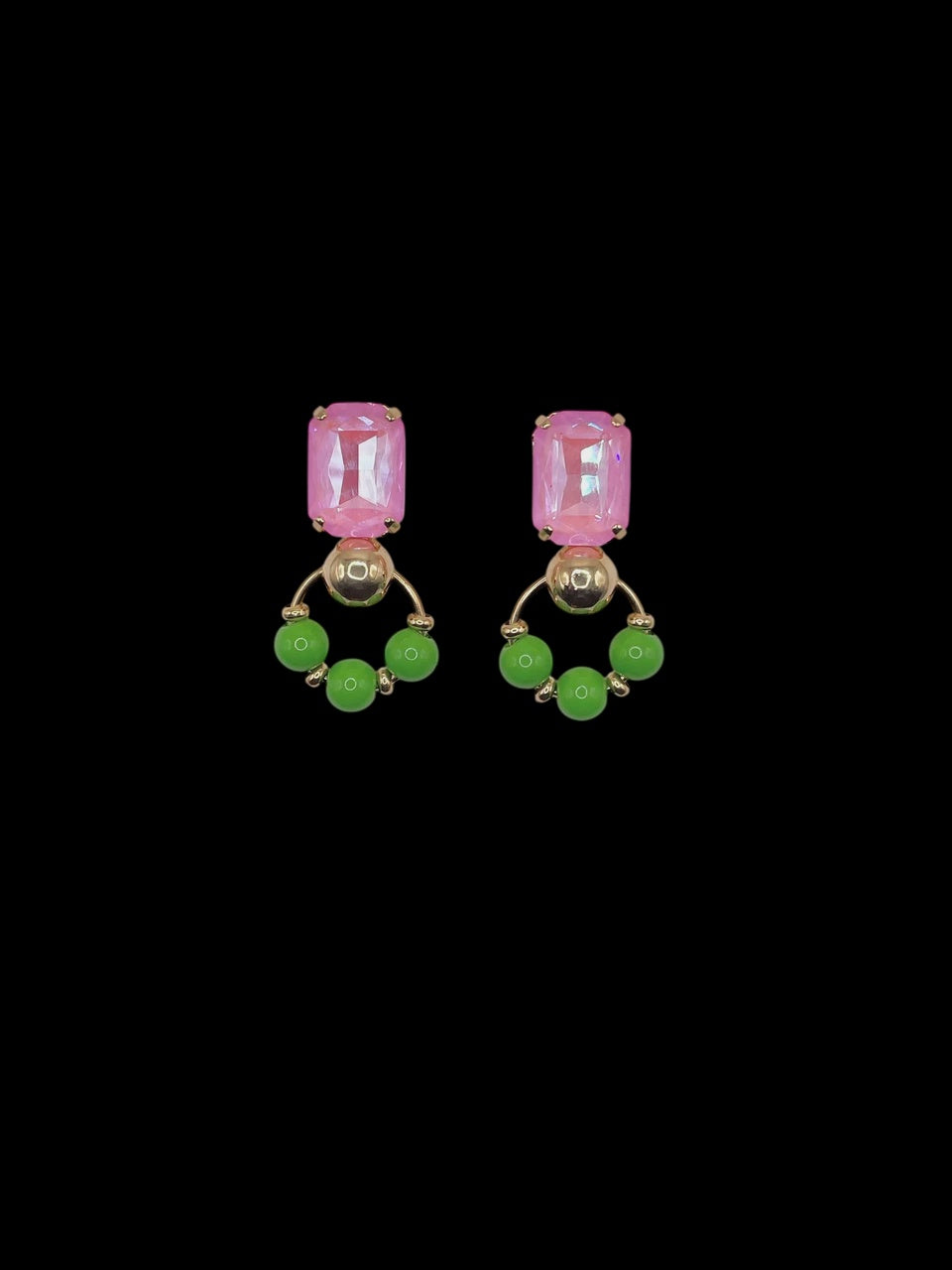 Bilboquet Strass Earrings
