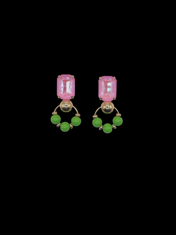 Bilboquet Strass Earrings