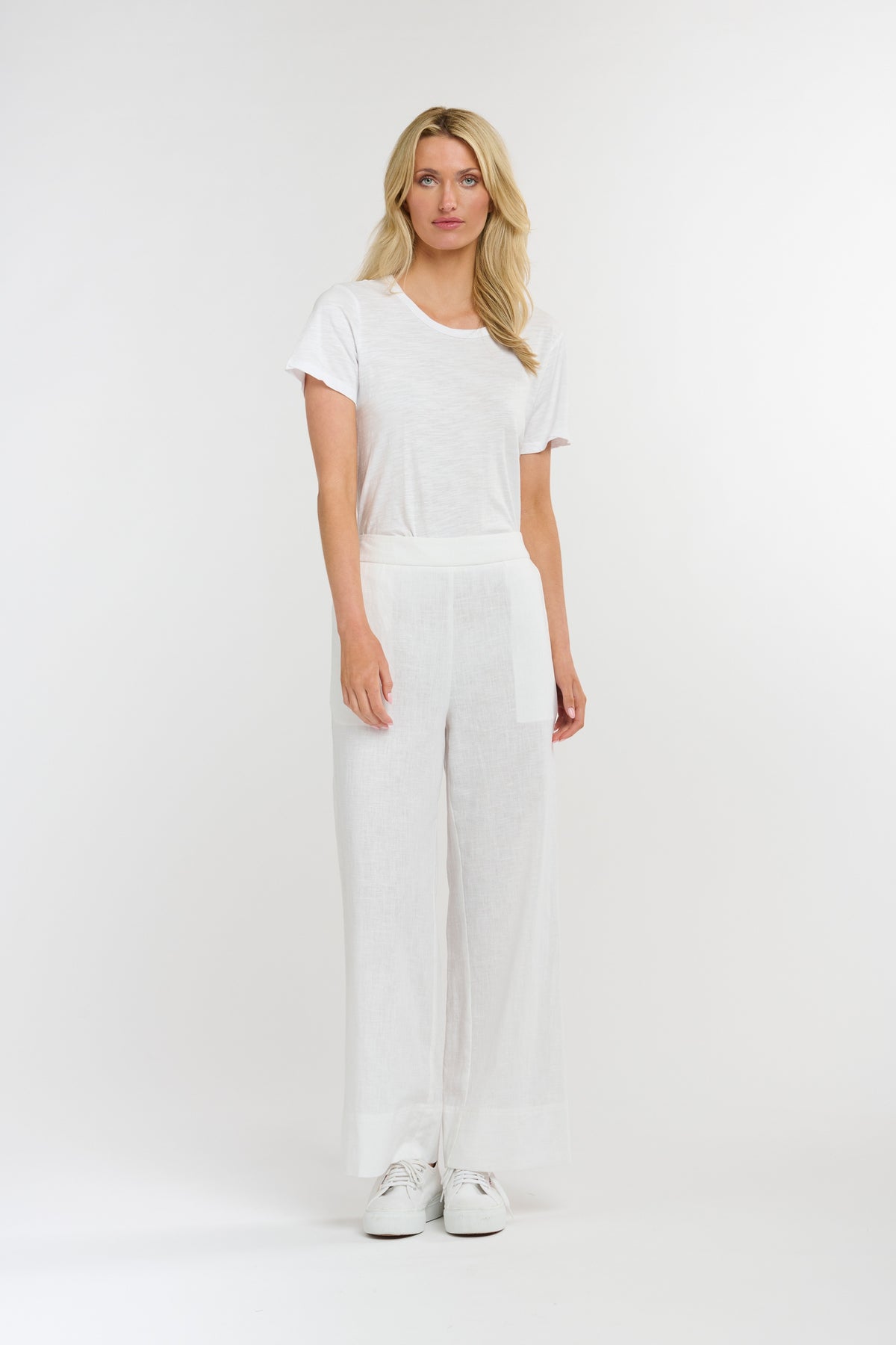 Paradise Linen Pant White