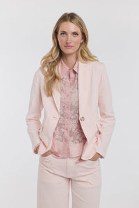 Denim Blazer Rose Quartz