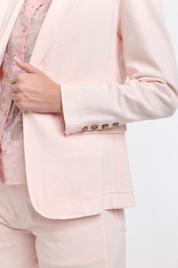Denim Blazer Rose Quartz