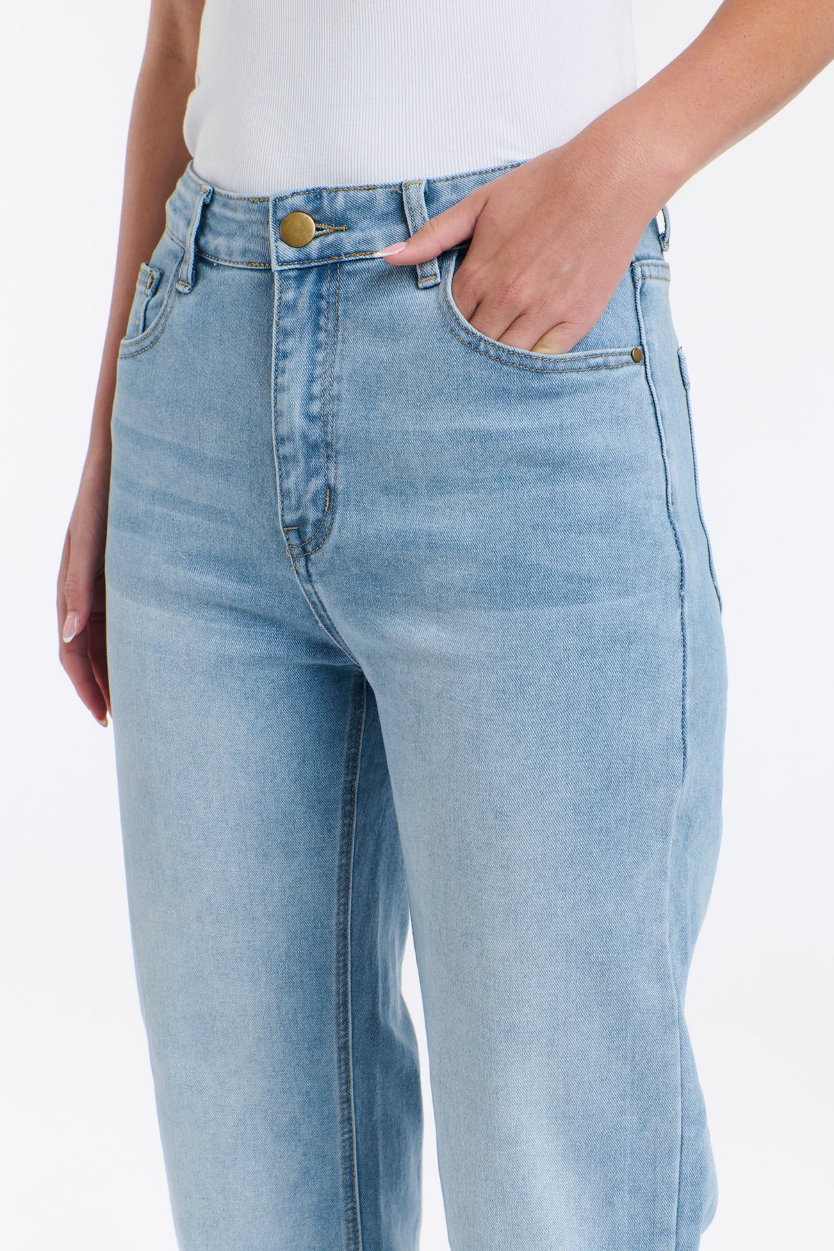 Kate Jeans Mid Denim Blue