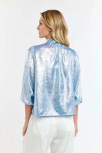 Pussy Bow Artic Blue