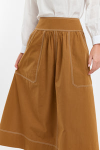 Marion Cotton Skirt Butterscotch
