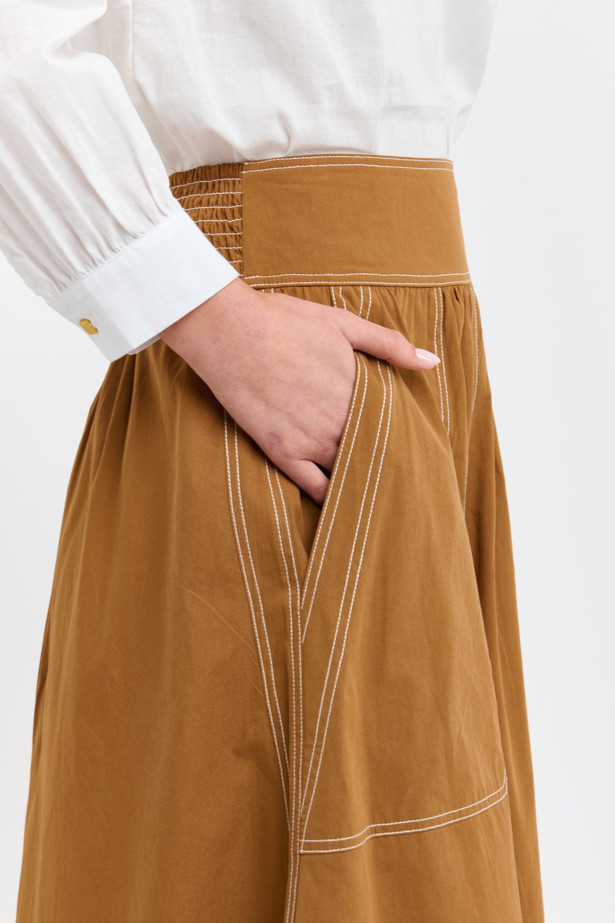 Marion Cotton Skirt Butterscotch