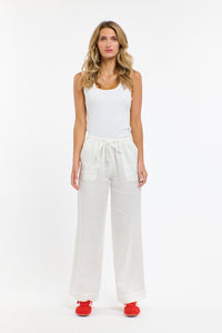 Perry Linen Pant White
