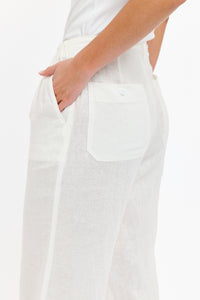 Perry Linen Pant White