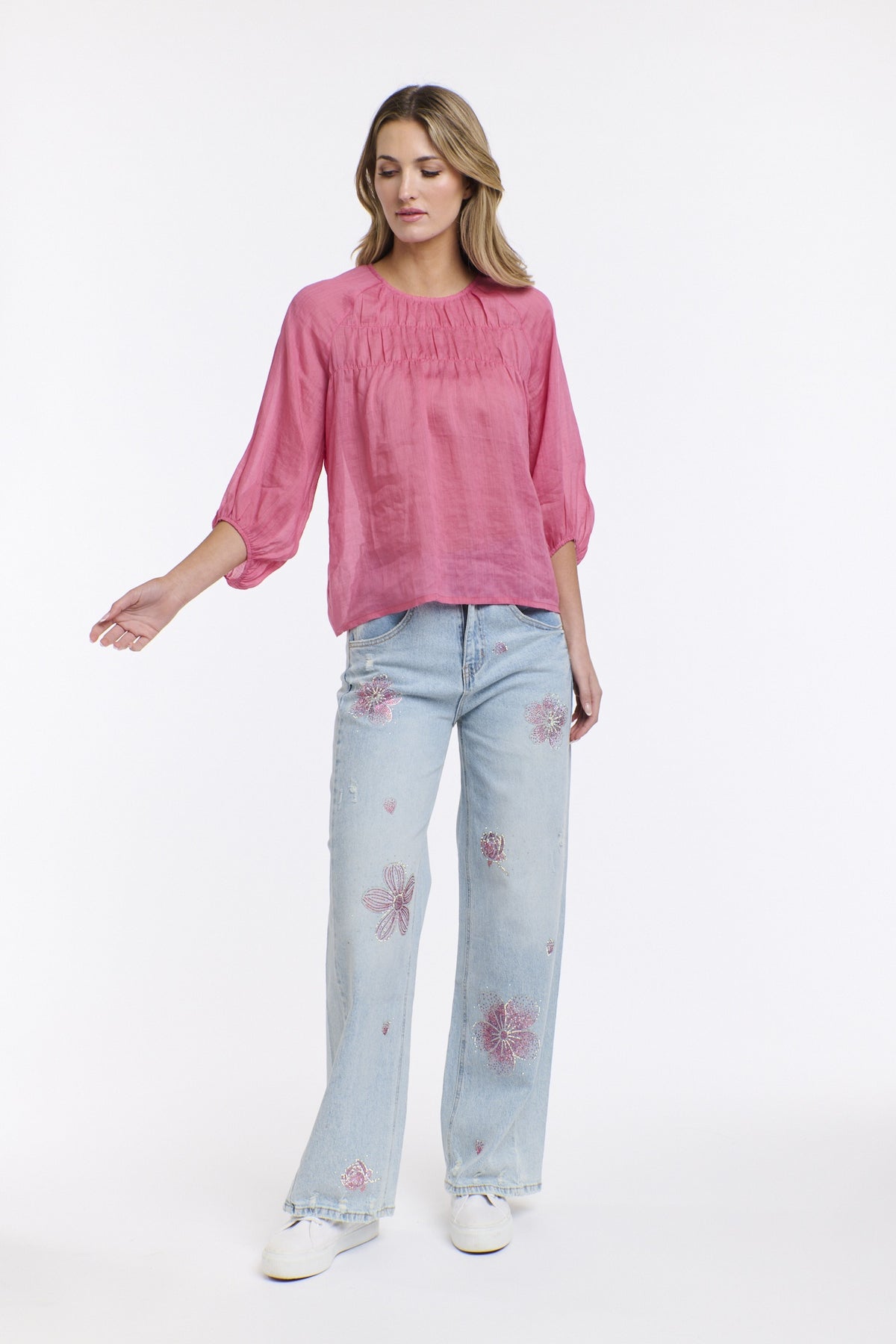 Eden Smock Top Lipstick