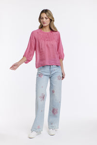 Eden Smock Top Lipstick