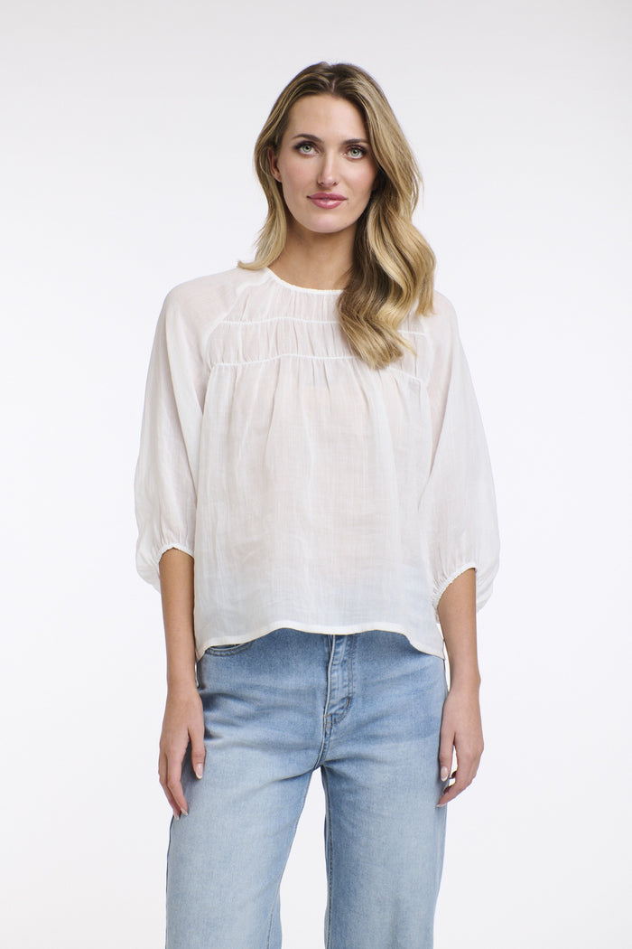 Eden Smock Top White